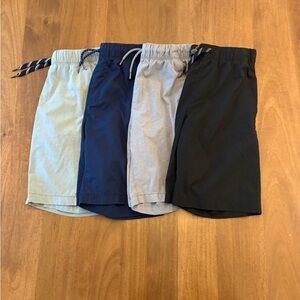 Old Navy Boys' Casual Drawstring Shorts - Navy, Light Gray, Black, Heather